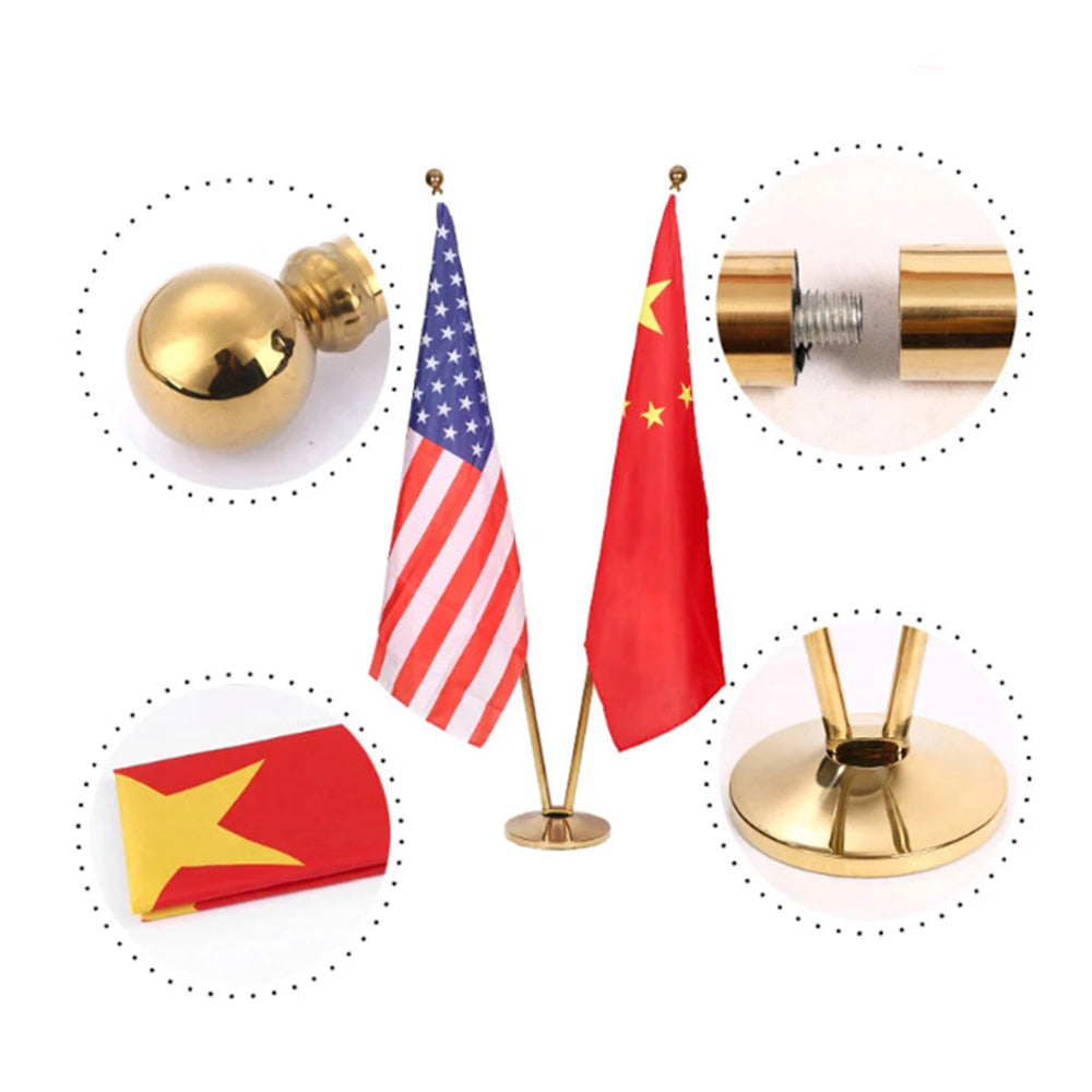 Supporto per 2 bandiere di benvenuto