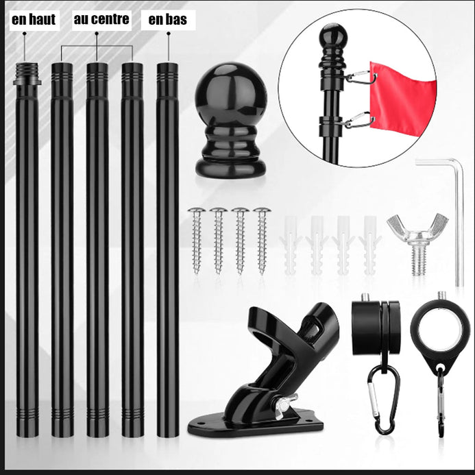 Kit asta per bandiera