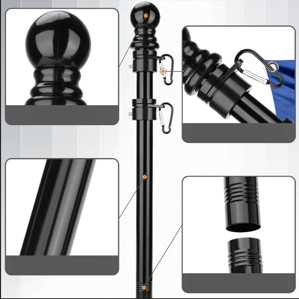 Kit asta per bandiera