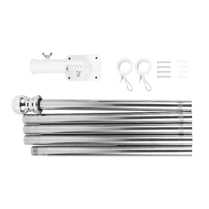 Asta per bandiera in alluminio