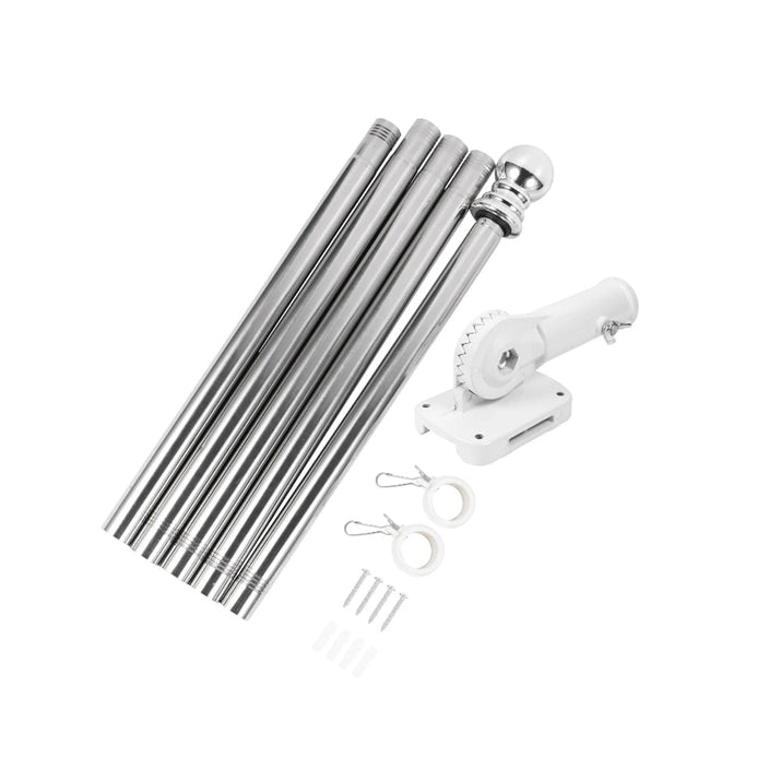 Asta per bandiera in alluminio