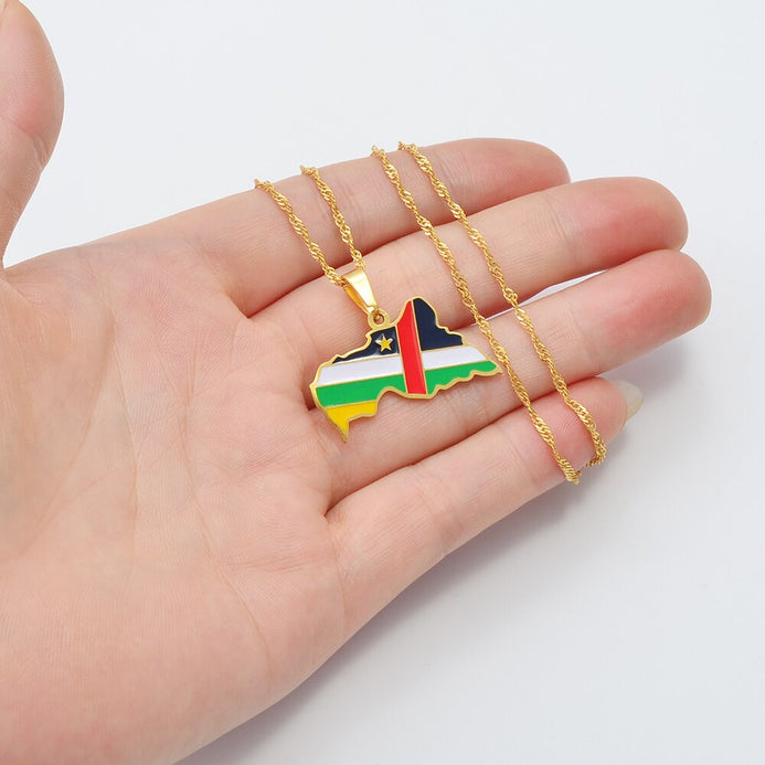 Collana bandiera Repubblica Centrafricana