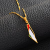 Collana bandiera Palestina colore oro