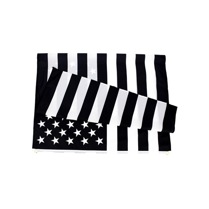 Bandiera Stati Uniti nero e bianco
