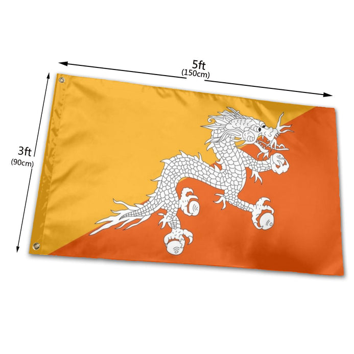 Bandiera Bhutan qualità PRO