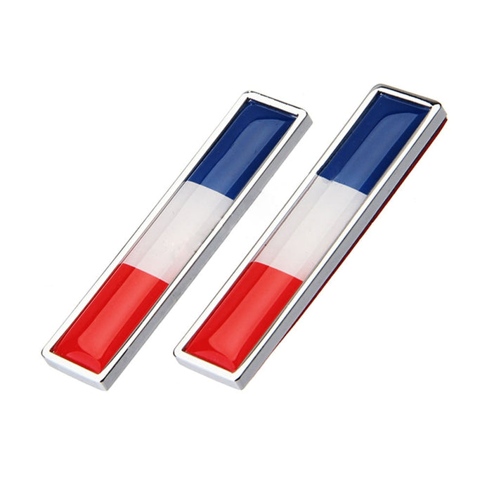 Adesivo metallico bandiera Francia