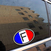 Adesivo bandiera Francia per auto