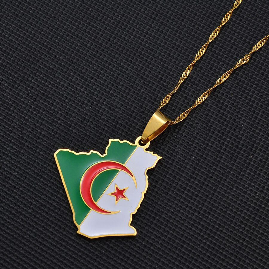 Collana bandiera Algeria