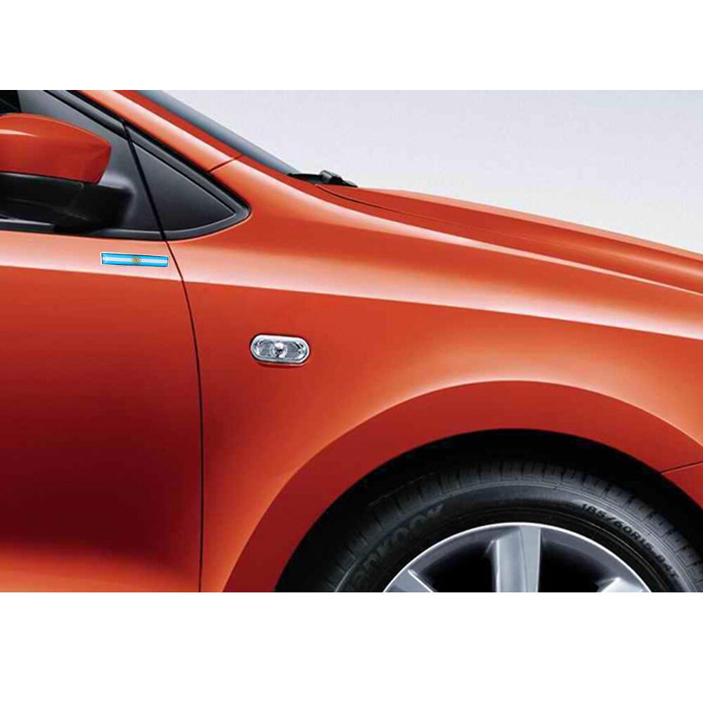 Adesivo metallo bandiera Argentina