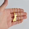 Collana carta Pakistan colore oro