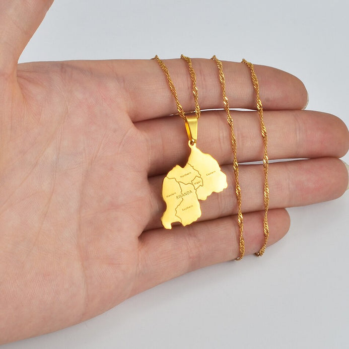 Collana carta Ruanda