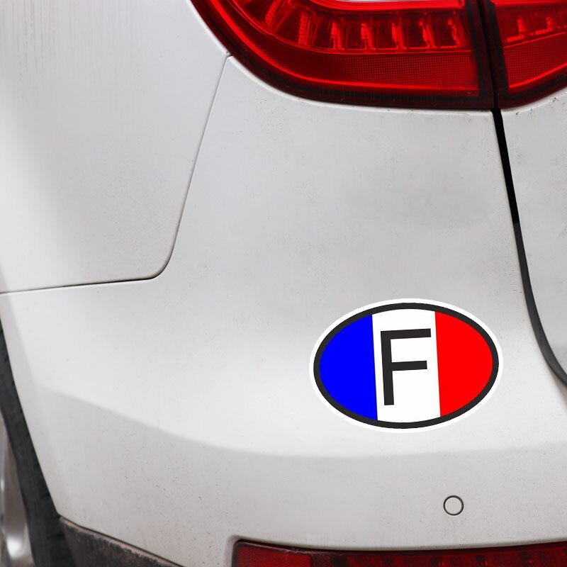 Adesivo bandiera Francia per auto
