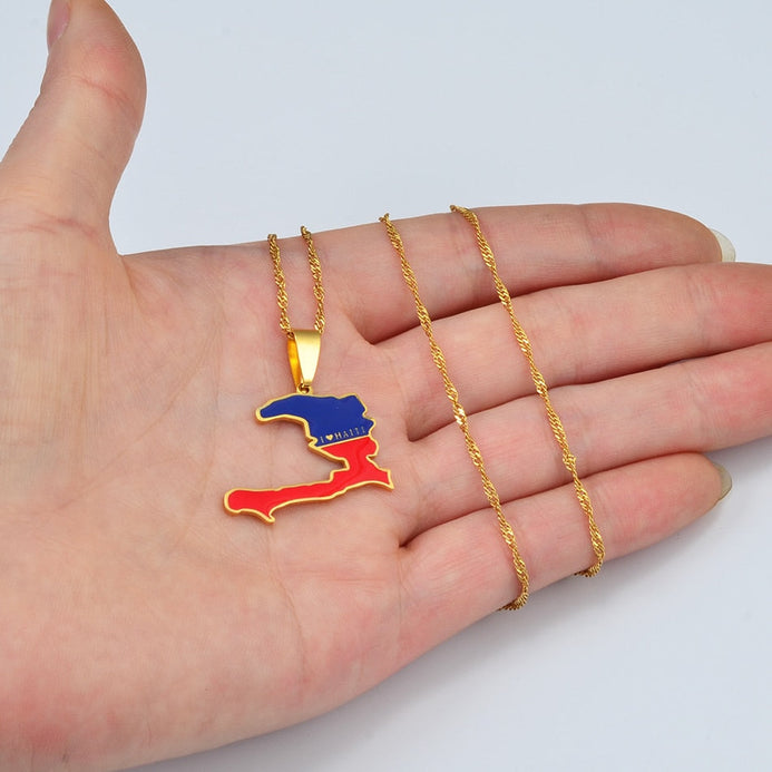 Collana bandiera Haiti