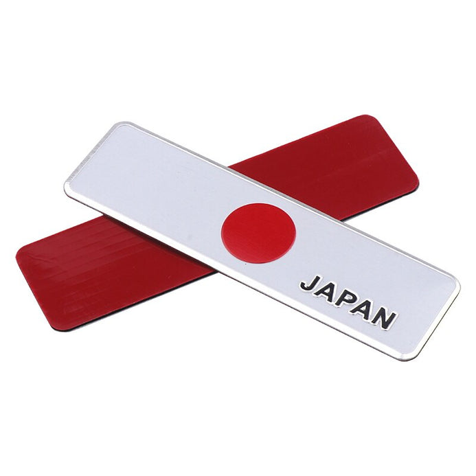 Adesivo in metallo bandiera Giappone