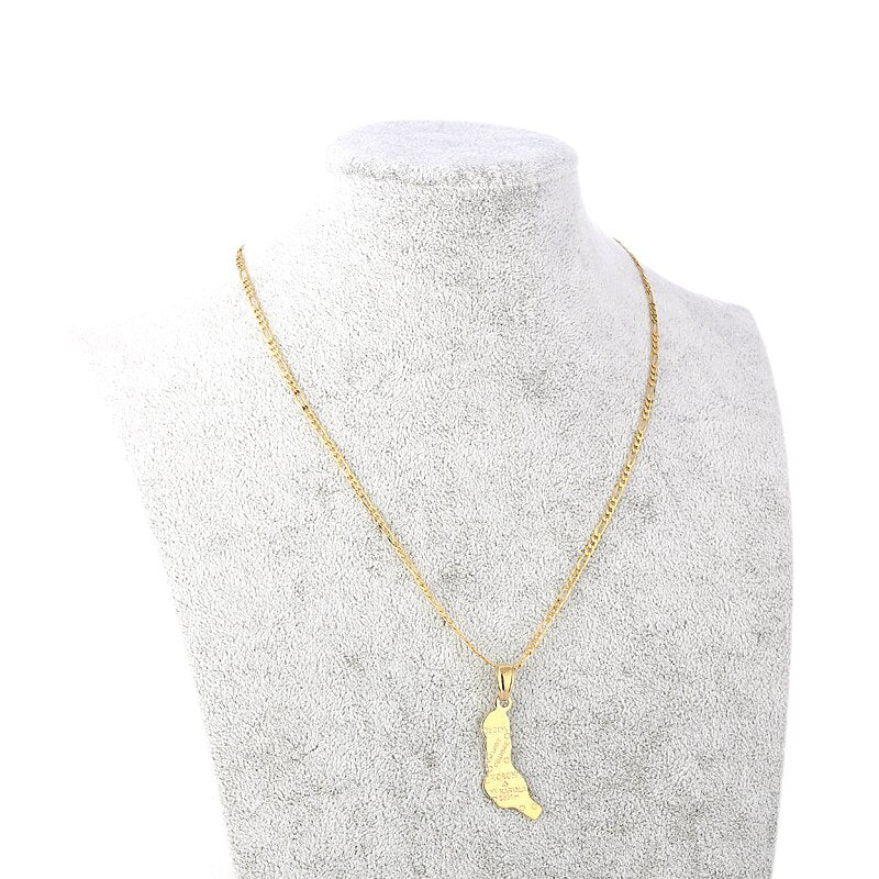 Collana carta Comore colore oro