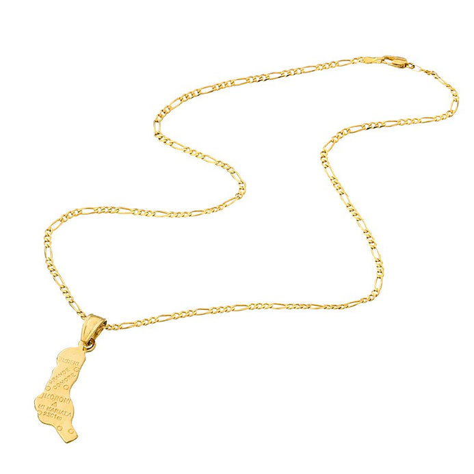 Collana carta Comore colore oro