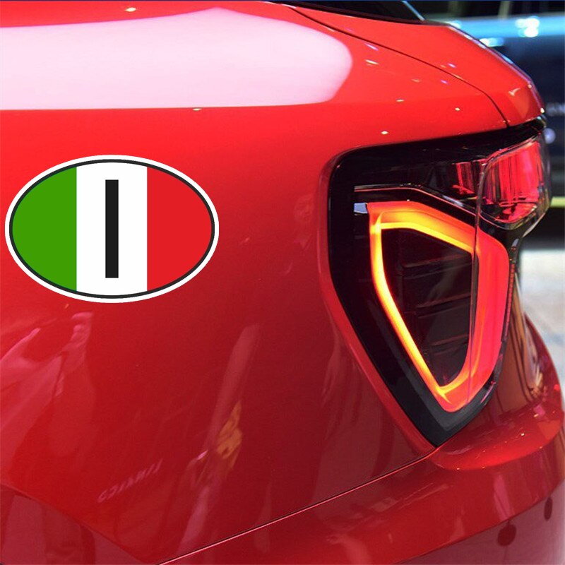 Adesivo bandiera Italia per auto