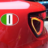 Adesivo bandiera Italia per auto