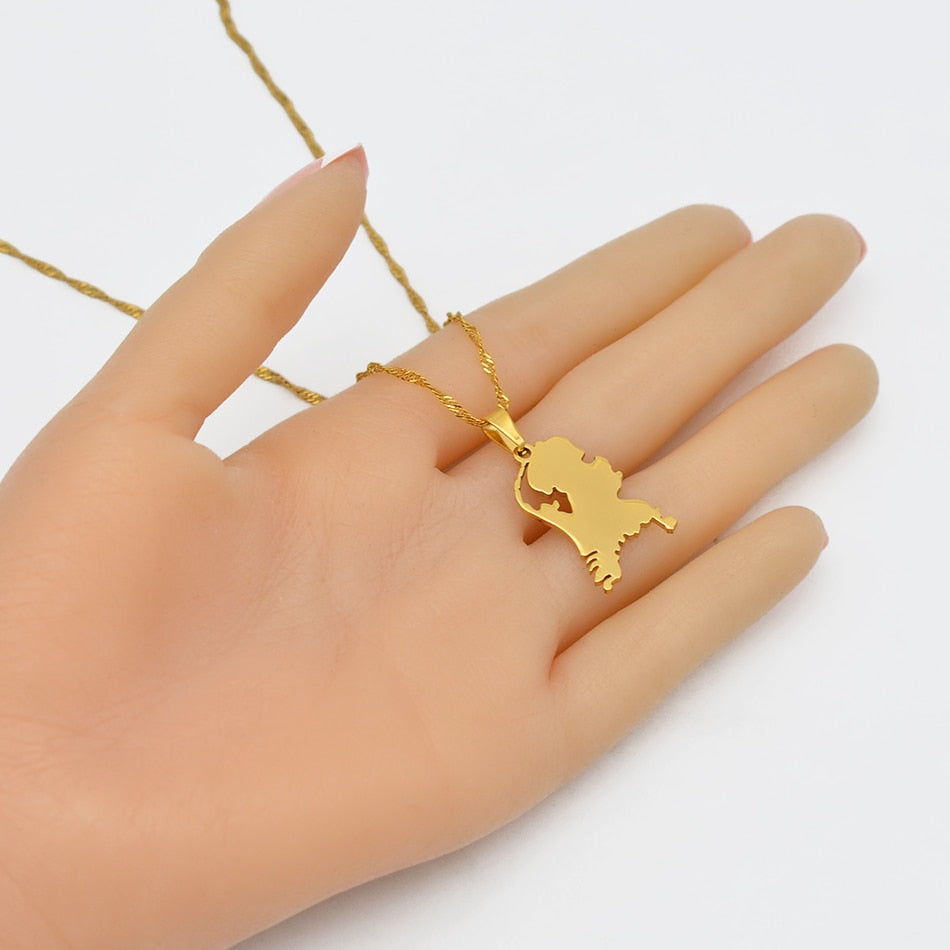 Collana carta Olanda colore oro