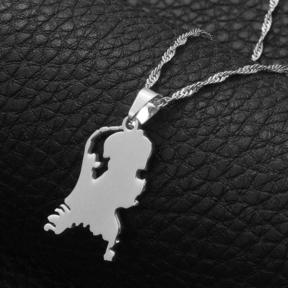 Collana carta Olanda colore argento