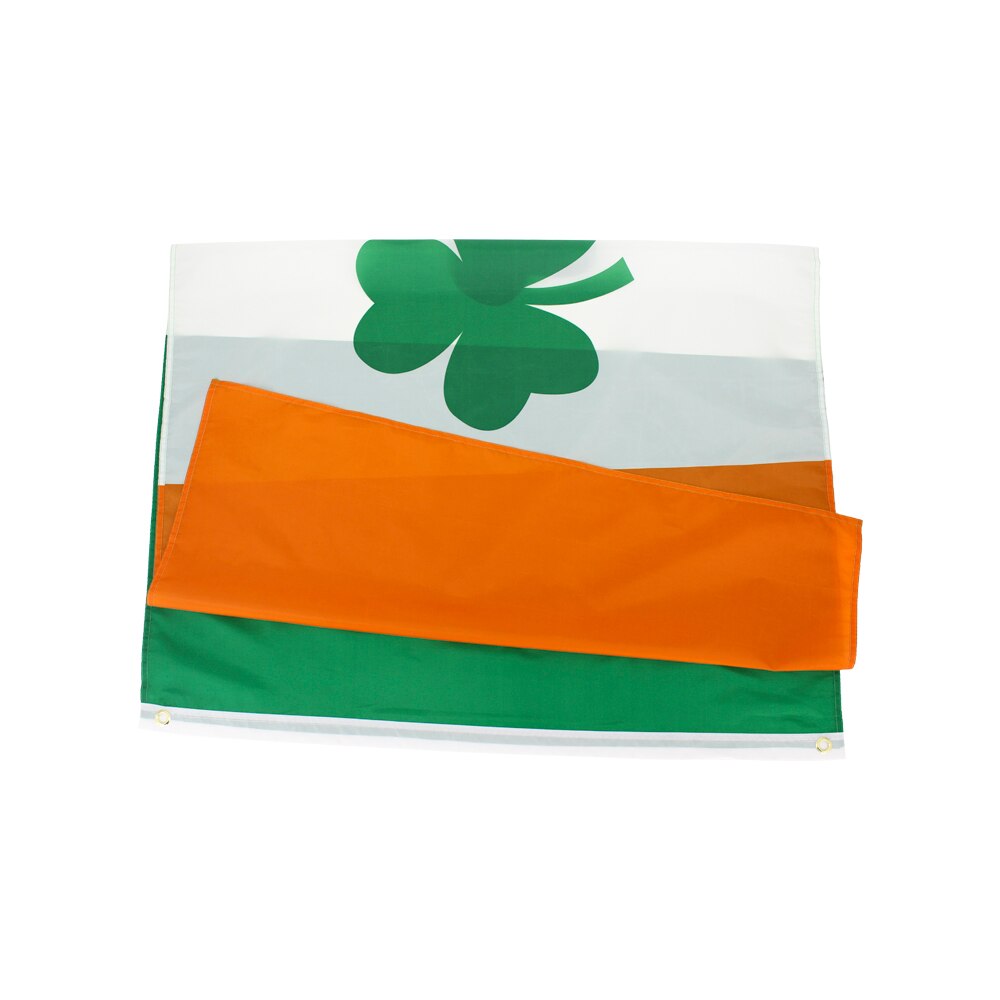 Bandiera Irlanda con trifoglio