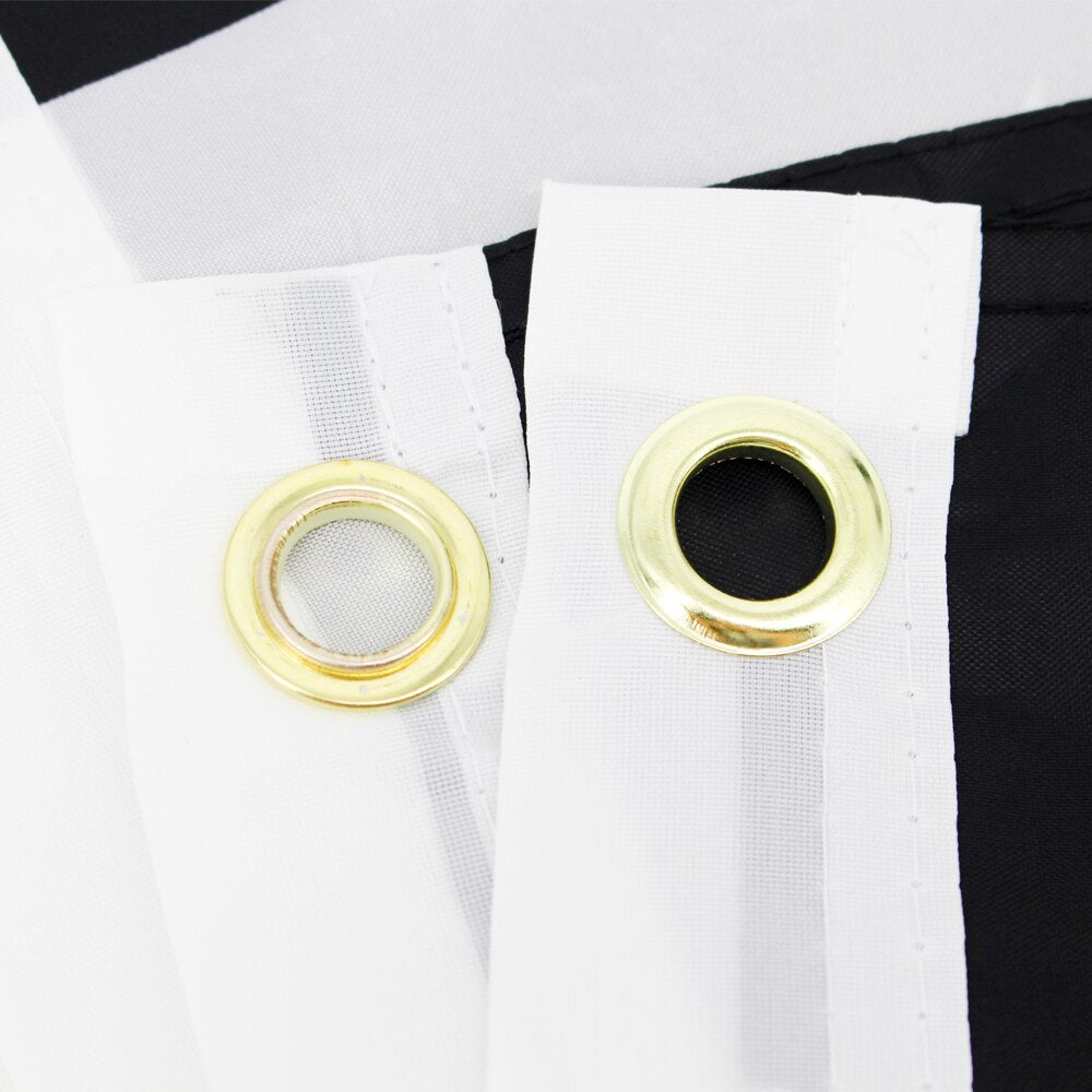 Bandiera Stati Uniti nero e bianco