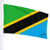 Bandiera Tanzania qualità PRO 90 x 150 cm