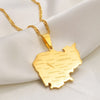 Collana carta Cambogia colore oro