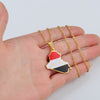 Collana bandiera Iraq colore oro