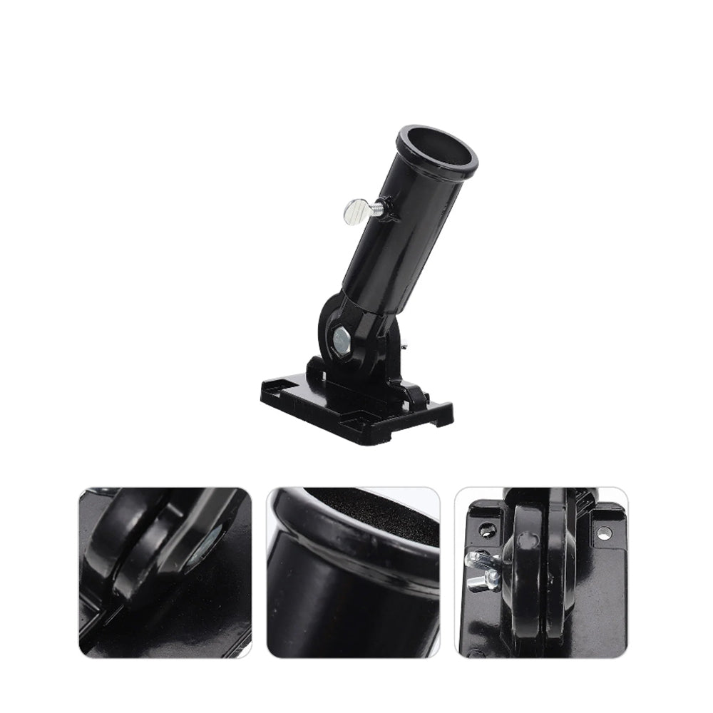 Supporto muro asta per bandiera nero