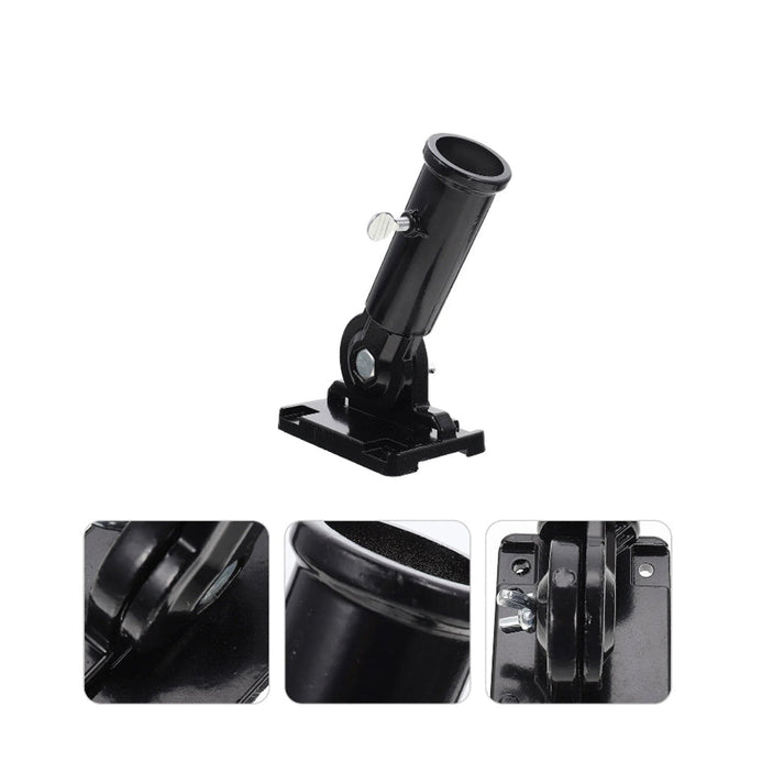 Supporto muro asta per bandiera nero