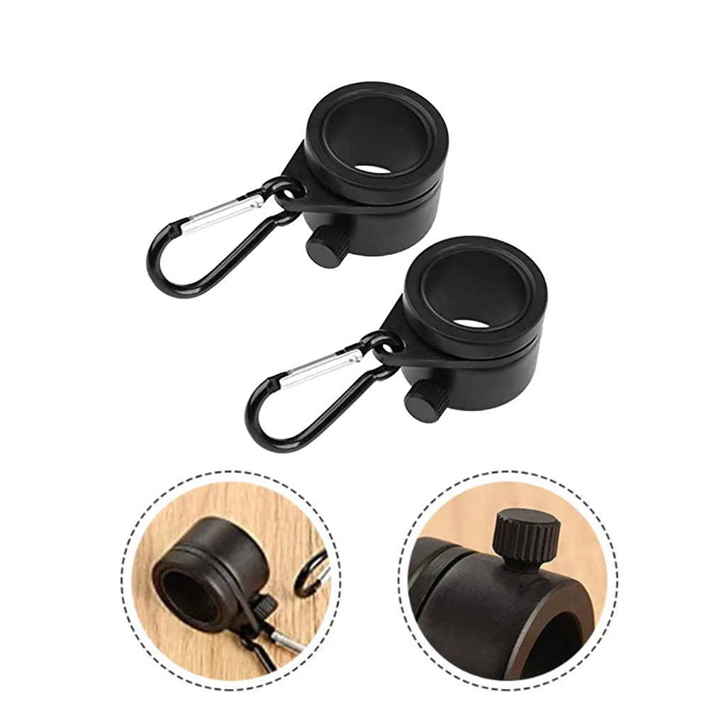 Anelli per asta di bandiera neri