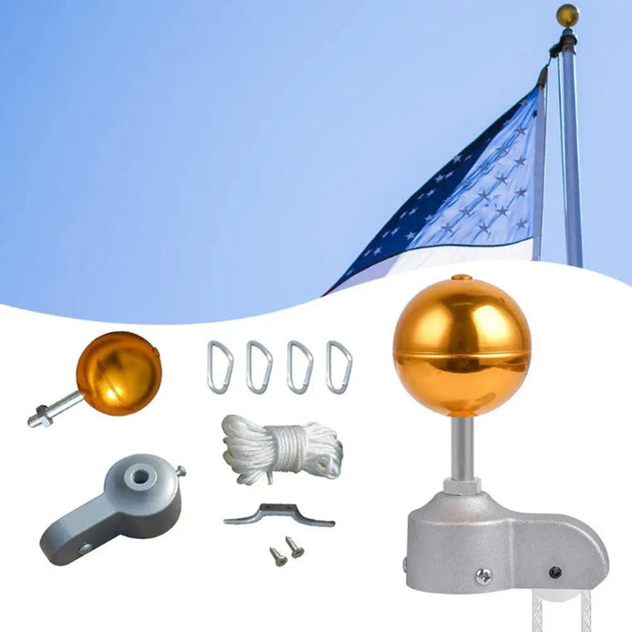 Kit di attacco asta per bandiera