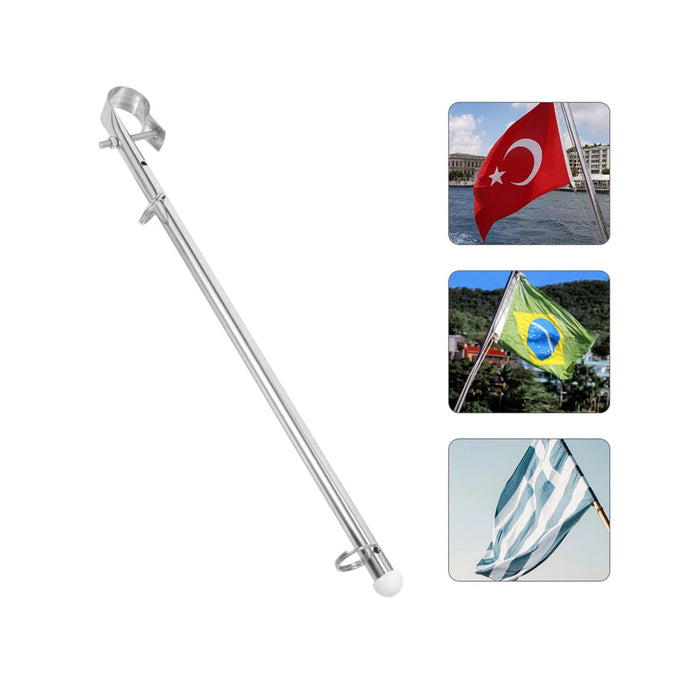 Asta di bandiera per barche