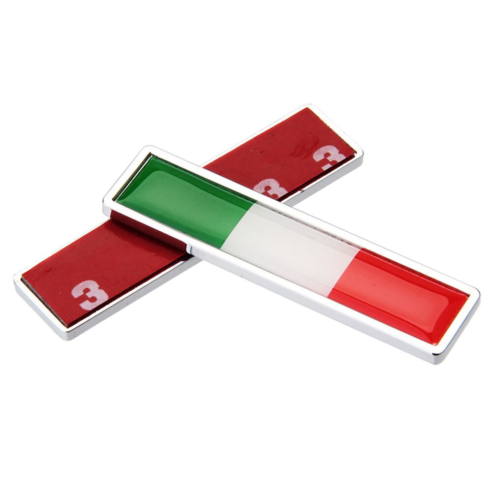 Adesivo metallico bandiera Italia