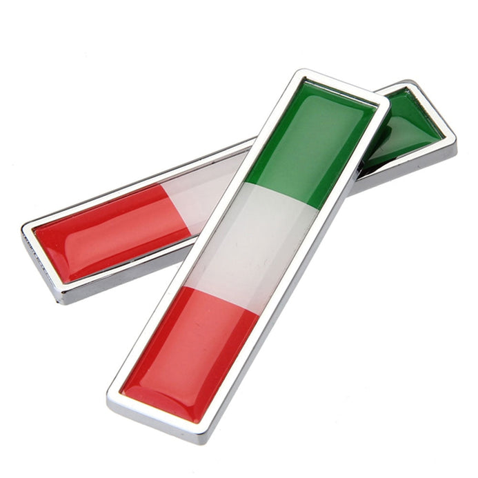 Adesivo metallico bandiera Italia