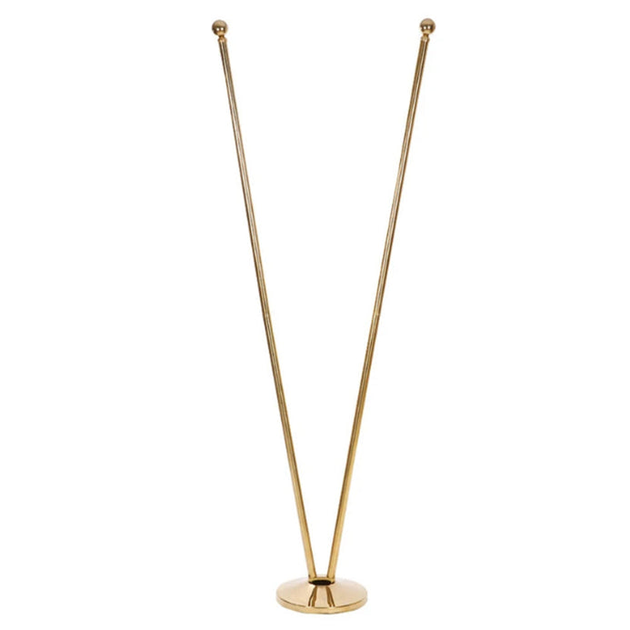 double support drapeaux d'accueil