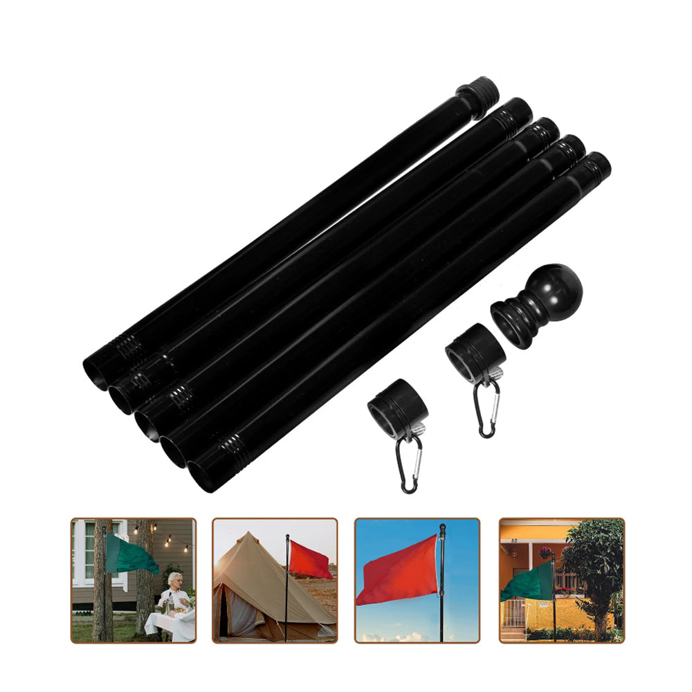 Asta per bandiera standard nera